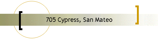 705 Cypress, San Mateo